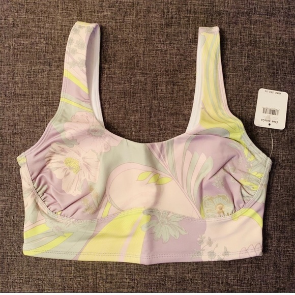 Free People | NWT Crush Bright Lime Sports Bra - Picture 3 of 11